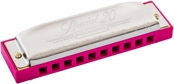 Hohner Special 20 limited edition: Roze kam in C